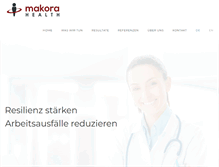 Tablet Screenshot of makora.ch